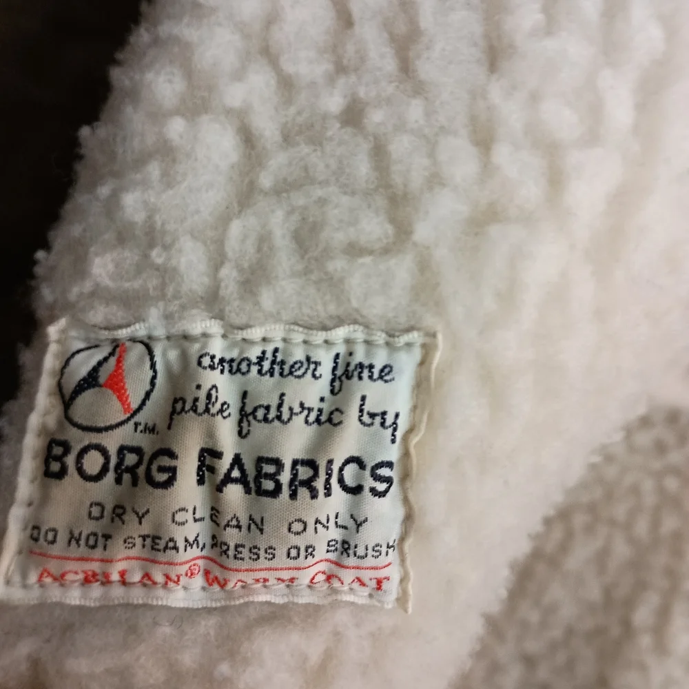 vintage utility chore barn suede warm sherpa winter Brown Jacket size‎ Large